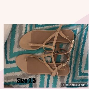 Tan sandals